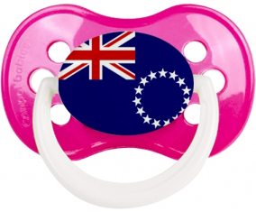 Bandera de las Islas Cook Anatómicas Tetine Classic Dark Rose