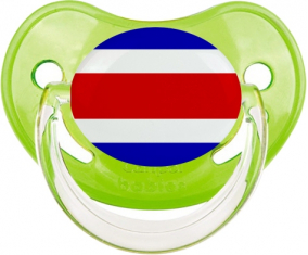 Bandera Costa Rica Clásica Piruleta Fisiológica Verde