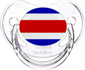 Bandera Costa Rica Clásico Transparente Piruleta Fisiológica