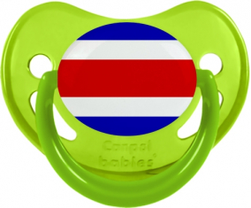 Bandera Costa Rica Piruleta Fisiológica Fosforescente Verde