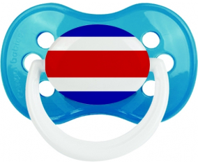 Bandera Costa Rica Clásico Cian Anatómica Lollipop