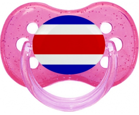 Bandera de Costa Rica Tetine Cherry Glitter