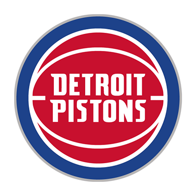 Chupete para bebé con el diseño de los Detroit Pistons, ideal para los pequeños aficionados al baloncesto.