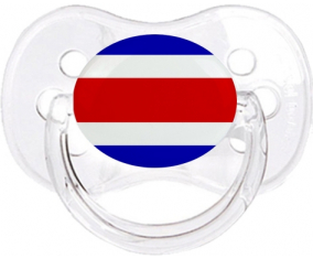 Bandera Costa Rica Tetine Cherry Classic Transparente