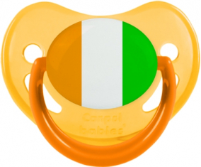 Bandera Côte d'Ivoire Fisiológica Tetina Fosforescente Amarillo