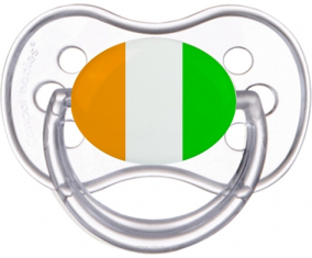 Bandera Côte d'Ivoire Sucete Anatómico Clásico Transparente