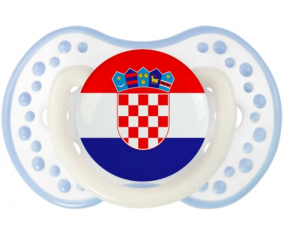 Bandera Croacia Tetine lovi dynamic Clásico Blanco-cian