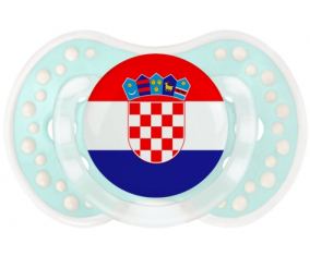 Bandera Croacia Tetine lovi dynamic clásico retro-turquesa-laguna