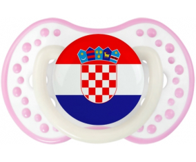 Bandera de Croacia Tetine lovi dynamic fosforescente blanco-rosa