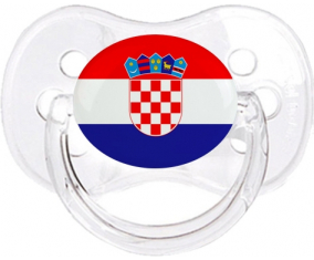 Bandera Croacia Clásico Transparente Cereza Lollipop