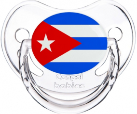 Bandera Cuba Clásica Transparente Piruleta Fisiológica