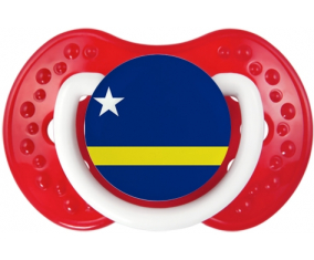 La bandera de Curazao Lollipop lovi dynamic Clásico Blanco-Rojo