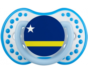 La bandera de Curazao Lollipop lovi dynamic fosforescente blanco-azul