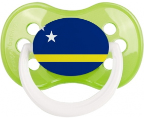 Bandera Curacao Clásico Verde Anatómico Lollipop