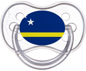 Bandera Curacao Clásico Transparente Lollipop Anatómico