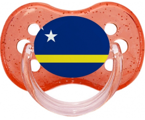 Curazao Tetin Cereza Lentejuelas Bandera de la Cereza