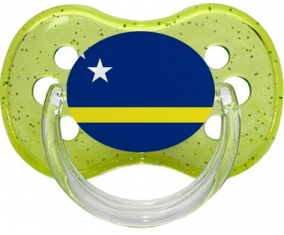 Curazao Tetine Cereza Lentejuelas Bandera Verde