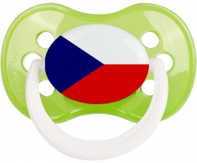 Bandera República Checa Clásico Verde Anatómico Lollipop