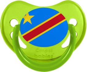 Bandera República Democrática del Congo Piruleta Fisiológica Fosforescente Verde