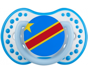 Bandera República Democrática del Congo Sucette lovi dynamic fosforescente blanco-azul