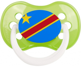 Bandera República Democrática del Congo Clásico Verde Anatómico Tetín