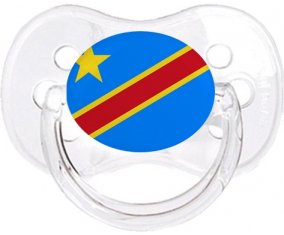 Bandera República Democrática del Congo Clásico Transparente Cereza Lollipop