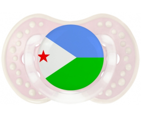 La bandera de Djibouti Sucete lovi dynamic clásico retro-rosa-tierno