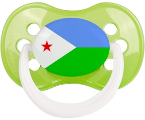 Bandera Djibouti Sucete Anatómico Clásico Verde