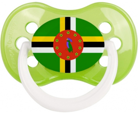 Bandera clásica de piruleta verde de Dominique Dragon