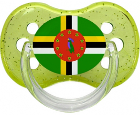 Dominique Green Cherry Glitter Bandera