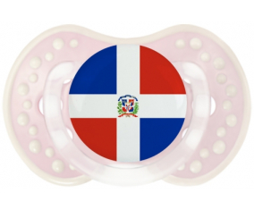 Bandera de República Dominicana Lollipop lovi dynamic clásico retro-rosa-tierno