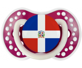 Bandera de República Dominicana Lollipop lovi dynamic Fucsia Fosforescente