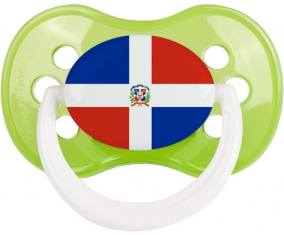Bandera República Dominicana Anatómica Clásico Verde