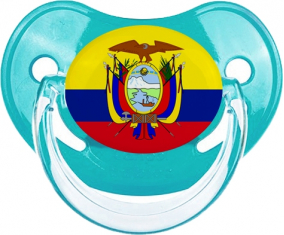 Bandera de Ecuador: Chupete Fisiológica personnalisée