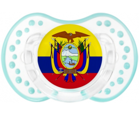 Bandera ecuatoriana Lollipop lovi dynamic clásico retro-laguna blanca