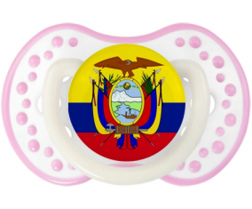 Bandera ecuatoriana lovi dynamic fosforescente blanco-rosa