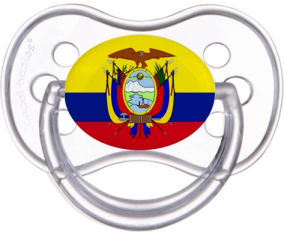 Ecuador bandera clásica anatómica transparente lollipop
