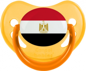 Bandera de Egipto Tetina Fisiológica Fosforescente Amarillo