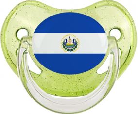 Bandera El Salvador Lentejuelas Verdes Sucete Fisiológico