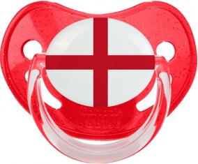 Bandera de Inglaterra Rojo Lentejuelas Piruleta Fisiológica