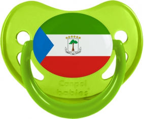 Bandera Ecuatorial Guinea Fisiológica Lollipop Fosforescente Verde