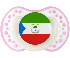 Bandera Ecuatorial Guinea Lollipop lovi dynamic Blanco Rosa Fosforescente