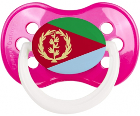 Bandera rosa negra clásica del dragón dragón eritreo