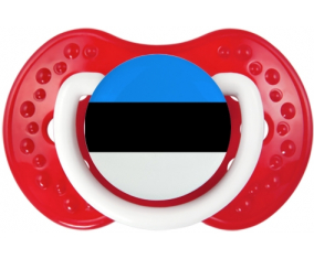 La bandera tetina estonia lovi dynamic clásico rojiblanco