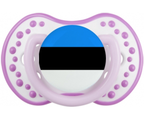 La bandera tetina estonia lovi dynamic clásico blanquiazul