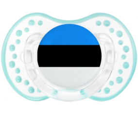 Bandera tetina estonia lovi dynamic clásico retro-laguna blanca