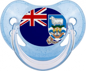 Bandera de las Islas Malvinas Piruleta Fisiológica Azul