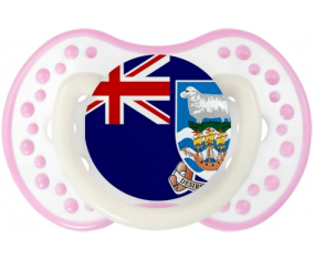 Bandera de las Islas Malvinas Lollipop lovi dynamic Blanco Rosa Fosforescente