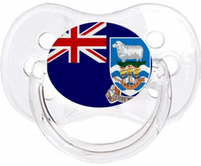 Bandera de las Islas Malvinas Tetine Cherry Classic Transparente