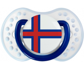 La bandera de Sucete de las Islas Feroe lovi dynamic clásico azul marino y blanco-azul marino